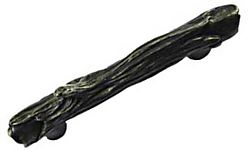 Sierra Lifestyles - Big Sky Cabinet Hardware Branch Pull - Bronzed Black - cabinetknobsonline