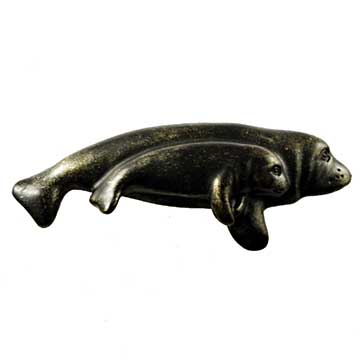 Sierra Lifestyles - Big Sky Cabinet Hardware Manatee Pull - Bronzed Black - cabinetknobsonline