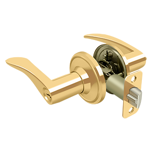 Deltana Architectural Hardware Residential Locks: Home Series Trelawny Lever Entry Right Hand each - cabinetknobsonline