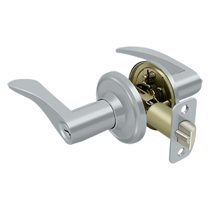 Deltana Architectural Hardware Residential Locks: Home Series Trelawny Lever Entry Right Hand each - cabinetknobsonline