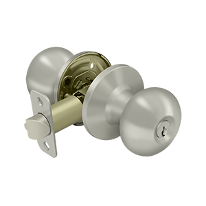 Deltana Architectural Hardware Residential Locks: Home Series Portland Knob Entry each - cabinetknobsonline