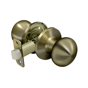 Deltana Architectural Hardware Residential Locks: Home Series Portland Knob Passage each - cabinetknobsonline