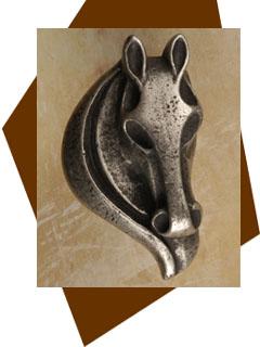 Anne At Home Stallion Cabinet Knob-Left - cabinetknobsonline