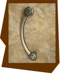 Anne At Home Sasha Curved  Cabinet Pull - cabinetknobsonline