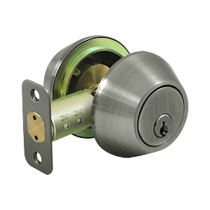 Deltana Architectural Hardware Residential Locks: Home Series Single Cylinder Deadbolt, KA2, Heavy Duty each - cabinetknobsonline