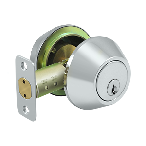 Deltana Architectural Hardware Residential Locks: Home Series Single Cylinder Deadbolt, KA2, Heavy Duty each - cabinetknobsonline