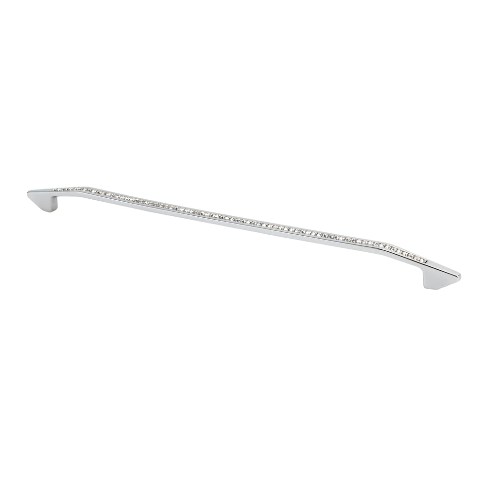 TOPEX DECORATIVE CABINET HARDWARE MODERN BOW PULL WITH CRYSTALS - cabinetknobsonline