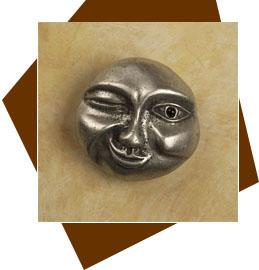 Anne At Home Winking Moon Cabinet Knob - cabinetknobsonline