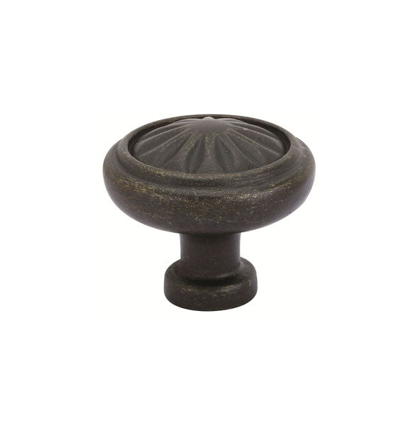 Emtek  Tuscany Bronze Round Cabinet Knob 1 Inch Diameter - cabinetknobsonline