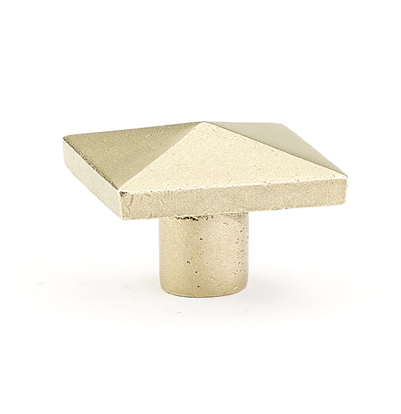 Emtek  Sandcast Bronze Square Cabinet Knob 1" - cabinetknobsonline
