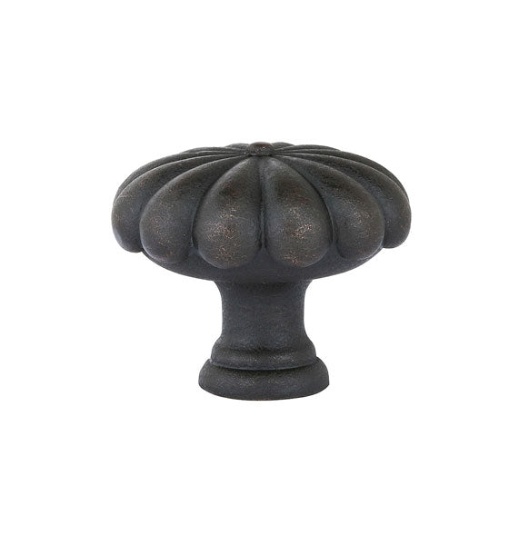 Emtek  Tuscany Bronze Fluted Round Cabinet Knob 1-1-4 Inch Diameter - cabinetknobsonline