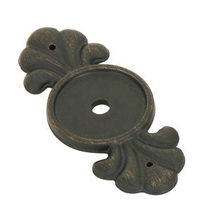 Emtek  Tuscany Bronze Back Plate for Cabinet Knob 2.25" - cabinetknobsonline