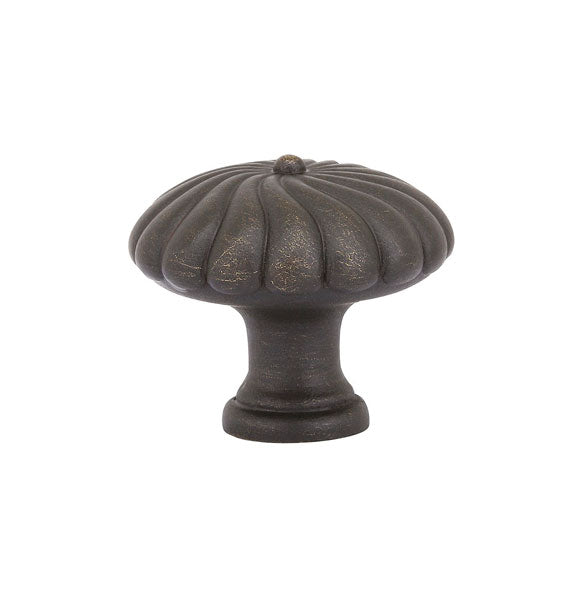 Emtek  Tuscany Bronze Twist Round Cabinet Knob 1-3-4 Inch Diameter - cabinetknobsonline