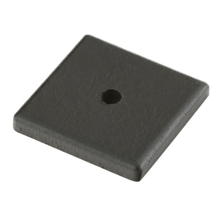 Emtek  Sandcast Bronze  Square Back Plate for Cabinet Knob 1.25" - cabinetknobsonline