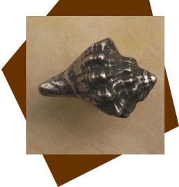 Anne At Home Conch Shell Cabinet Knob-Large - cabinetknobsonline
