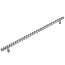Laurey Cabinet Knobs, Stainless Steel T-Bar Pull - 384mm - 17" Overall - cabinetknobsonline