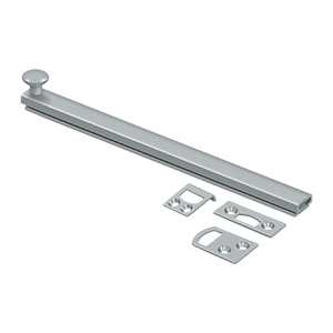 Deltana Architectural Hardware Bolts 8" Surface Bolt, Concealed Screw, HD each - cabinetknobsonline