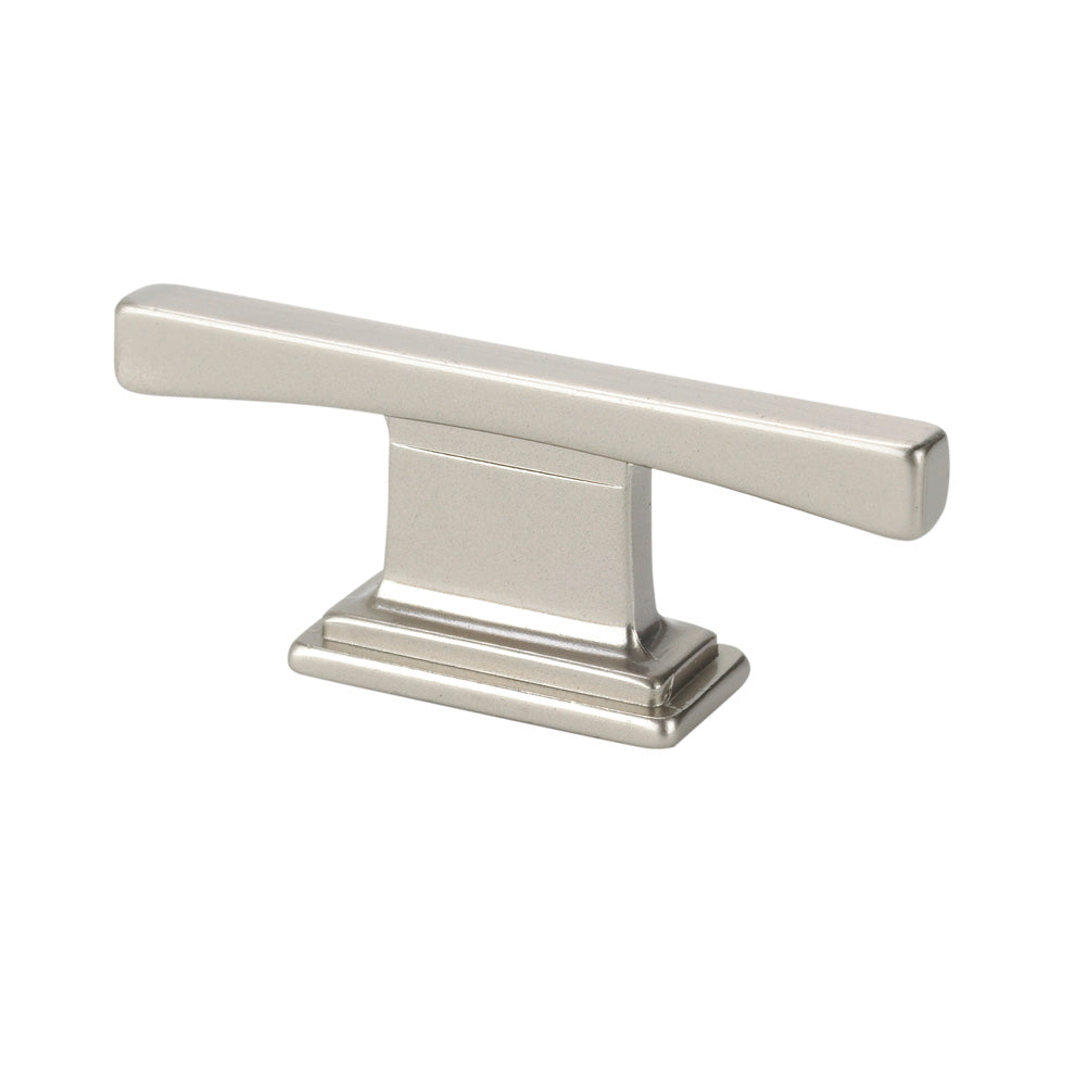 TOPEX DECORATIVE CABINET HARDWARE THIN SQUARE TRANSITIONAL T CABINET PULL - cabinetknobsonline