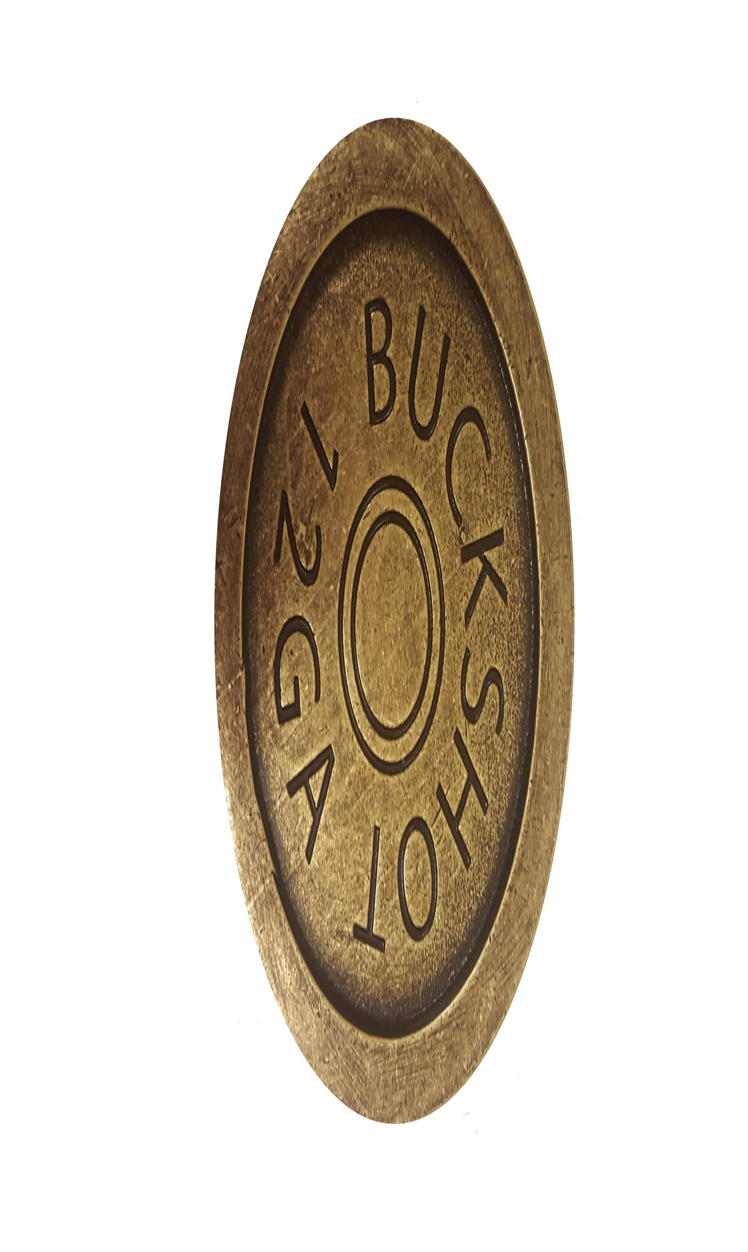 Buck Snort Lodge Hardware Cabinet Knob Shotgun Shell Coaster Antique Brass ONLY - cabinetknobsonline