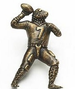 Symphony Designs Decorative Hardware Football Frog Pull in Aged Dover - cabinetknobsonline