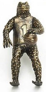 Symphony Designs Decorative Hardware Basketball Frog Pull in Aged Dover - cabinetknobsonline