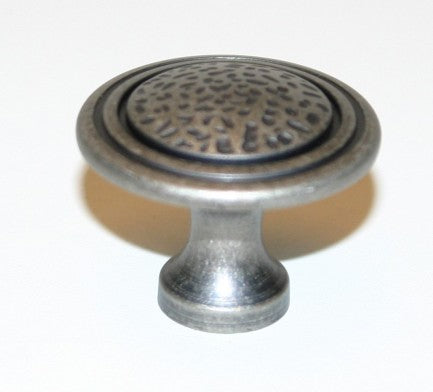 Alno Decorative Hardware 'Creations' 1 1-2" Pitted Center Knob - cabinetknobsonline