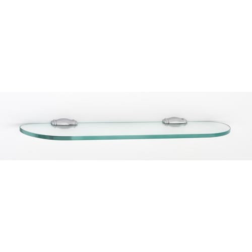 Alno Decorative Hardware 'Creations' 18î Glass Shelf with Brackets - cabinetknobsonline