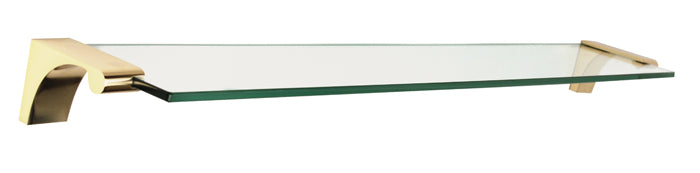 Alno Decorative Hardware 'Creations' 24" GLASS SHELF WITH BRACKETS - cabinetknobsonline