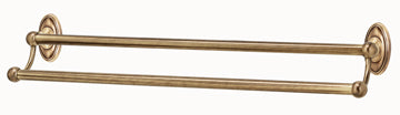 Alno Decorative Hardware 'Creations' 24" DOUBLE TOWEL BAR - cabinetknobsonline