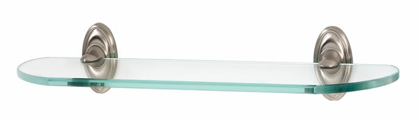 Alno Decorative Hardware 'Creations' 24" GLASS SHELF WITH BRACKETS - cabinetknobsonline