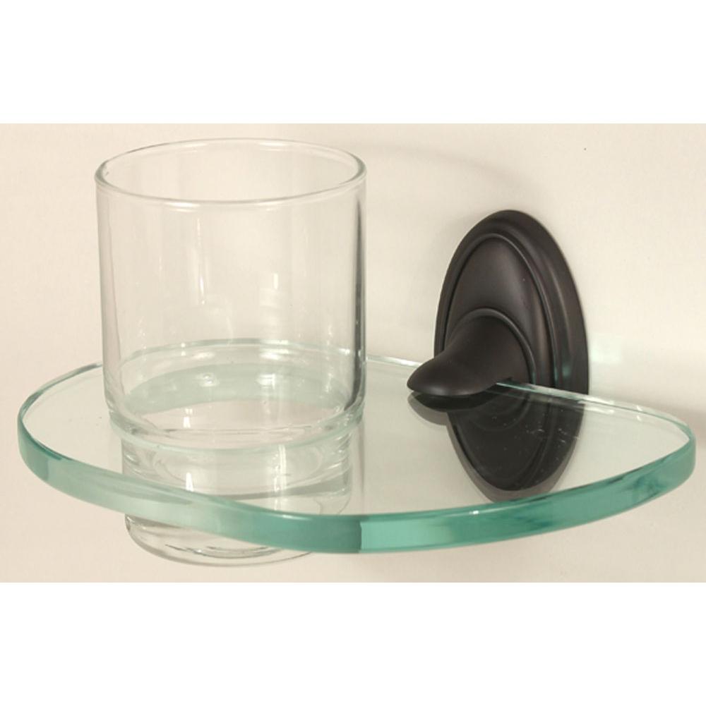 Alno Decorative Hardware 'Creations' TUMBLER HOLDER W- TUMBLER - cabinetknobsonline