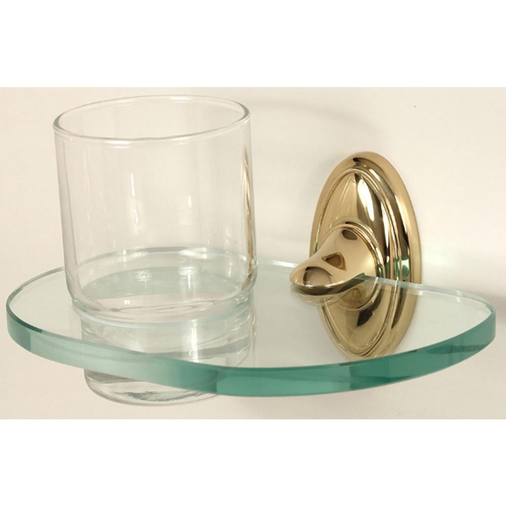 Alno Decorative Hardware 'Creations' TUMBLER HOLDER W- TUMBLER - cabinetknobsonline