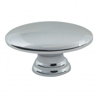 ATLAS HOMEWARES CABINET HARDWARE SMALL EGG KNOB CHROME - cabinetknobsonline