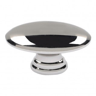 ATLAS HOMEWARES CABINET HARDWARE SMALL EGG KNOB POLISHED NICKEL - cabinetknobsonline