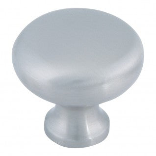 ATLAS HOMEWARES CABINET HARDWARE ROUND KNOB BRUSHED NICKEL - cabinetknobsonline