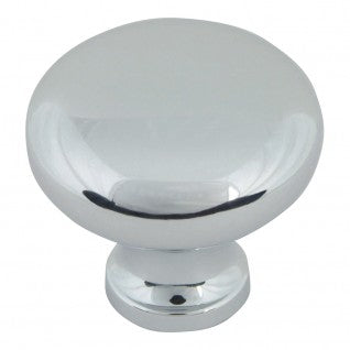 ATLAS HOMEWARES CABINET HARDWARE ROUND KNOB CHROME - cabinetknobsonline