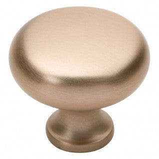 ATLAS HOMEWARES CABINET HARDWARE ROUND KNOB CHAMPAGNE - cabinetknobsonline