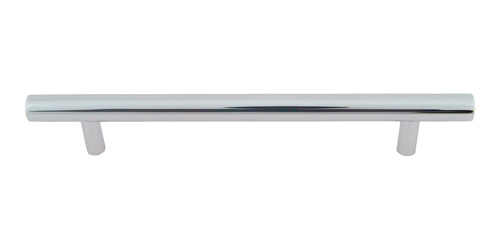 ATLAS HOMEWARES CABINET HARDWARE LINEA RAIL PULL 160 MM CC CHROME - cabinetknobsonline