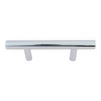 ATLAS HOMEWARES CABINET HARDWARE LINEA RAIL PULL 3" CC CHROME - cabinetknobsonline