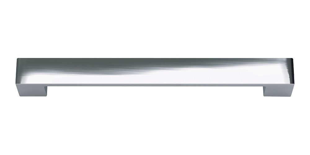 ATLAS HOMEWARES CABINET HARDWARE WIDE SQUARE PULL 192 MM CC CHROME - cabinetknobsonline