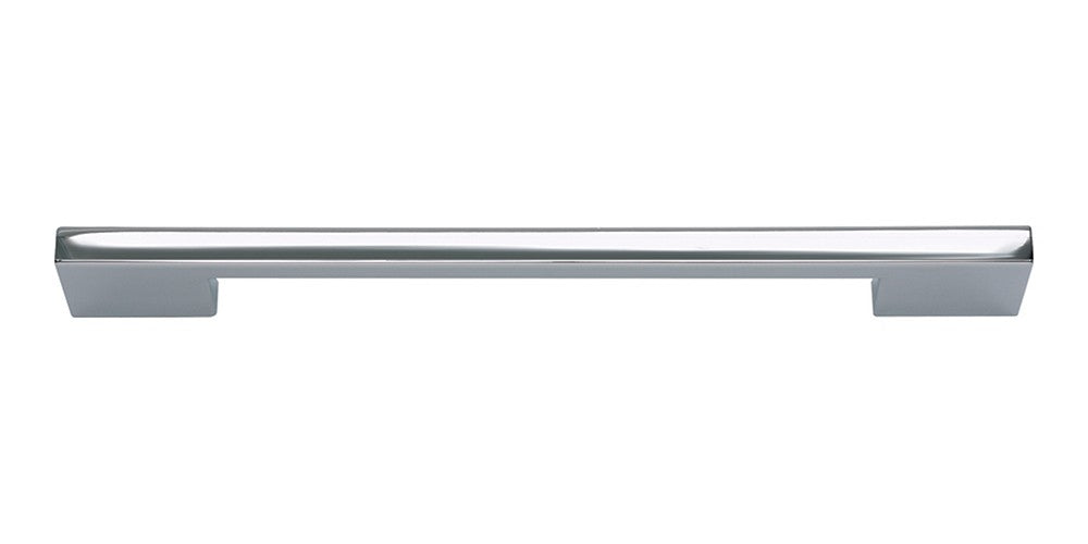 ATLAS HOMEWARES CABINET HARDWARE THIN SQUARE PULL 192 MM CC CHROME - cabinetknobsonline