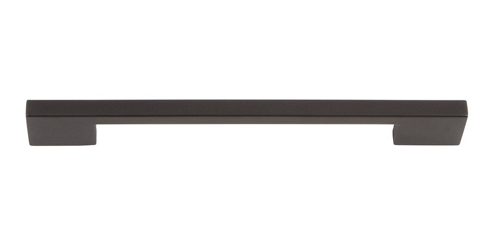 ATLAS HOMEWARES CABINET HARDWARE THIN SQUARE PULL 192 MM CC MODERN BRONZE - cabinetknobsonline