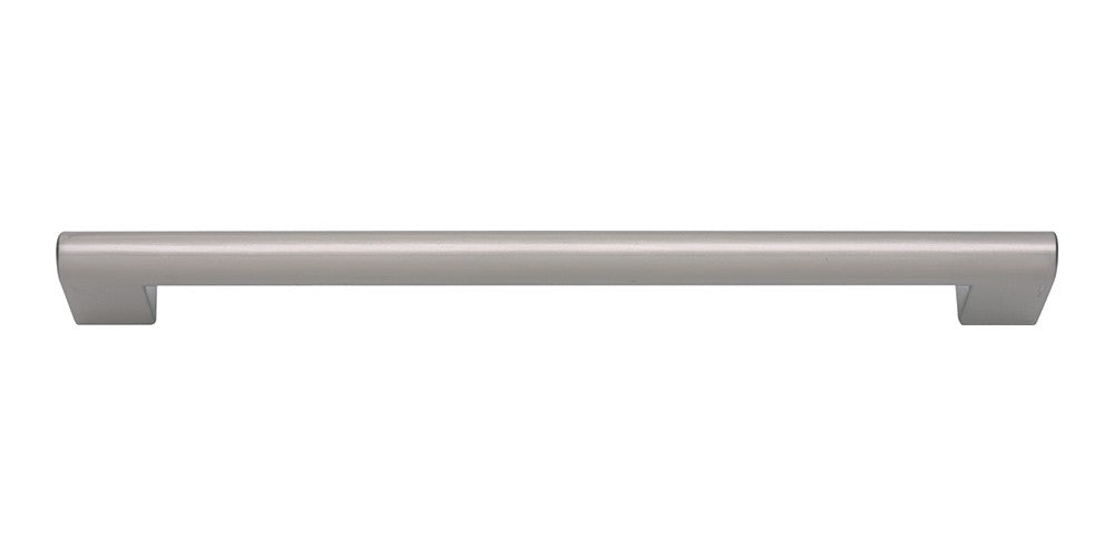 ATLAS HOMEWARES CABINET HARDWARE ROUND RAIL PULL 192 MM BRUSHED NICKEL - cabinetknobsonline