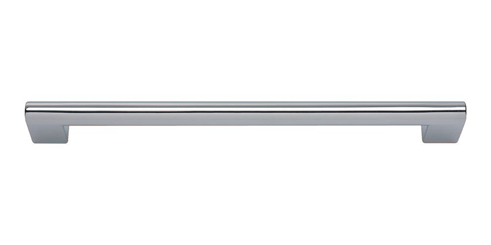 ATLAS HOMEWARES CABINET HARDWARE ROUND RAIL PULL 192 MM CHROME - cabinetknobsonline