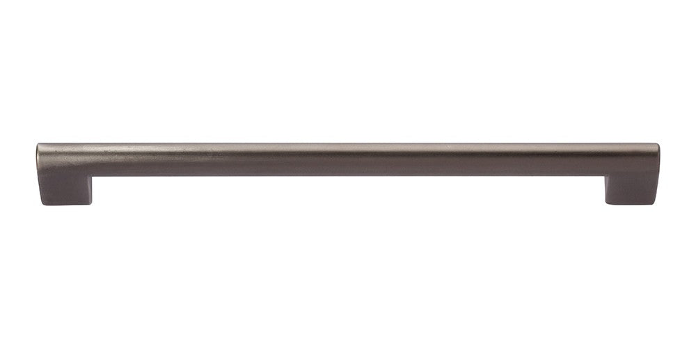 ATLAS HOMEWARES CABINET HARDWARE ROUND RAIL PULL 192 MM SLATE - cabinetknobsonline