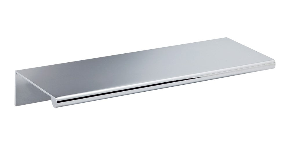 ATLAS HOMEWARES CABINET HARDWARE TAB EDGE PULL 110 MM CC CHROME - cabinetknobsonline