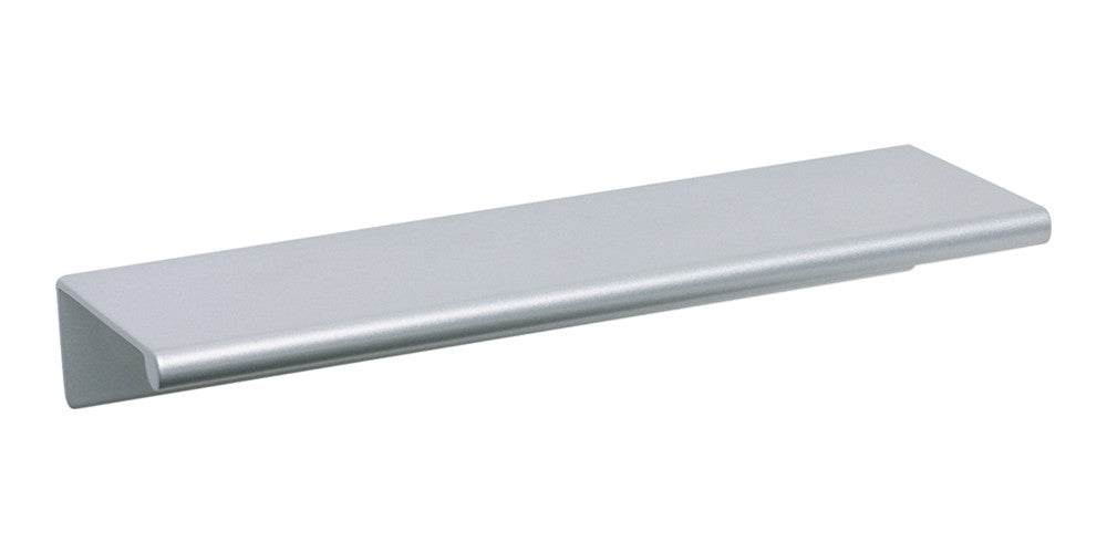 ATLAS HOMEWARES CABINET HARDWARE TAB EDGE PULL 110 MM CC MATTE CHROME - cabinetknobsonline