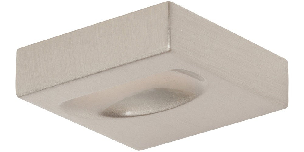 ATLAS HOMEWARES CABINET HARDWARE THIN SQUARE KNOB BRUSHED NICKEL - cabinetknobsonline