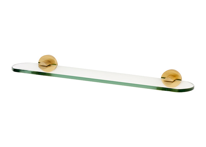 Alno Decorative Hardware 'Creations' 24" GLASS SHELF WITH BRACKETS - cabinetknobsonline