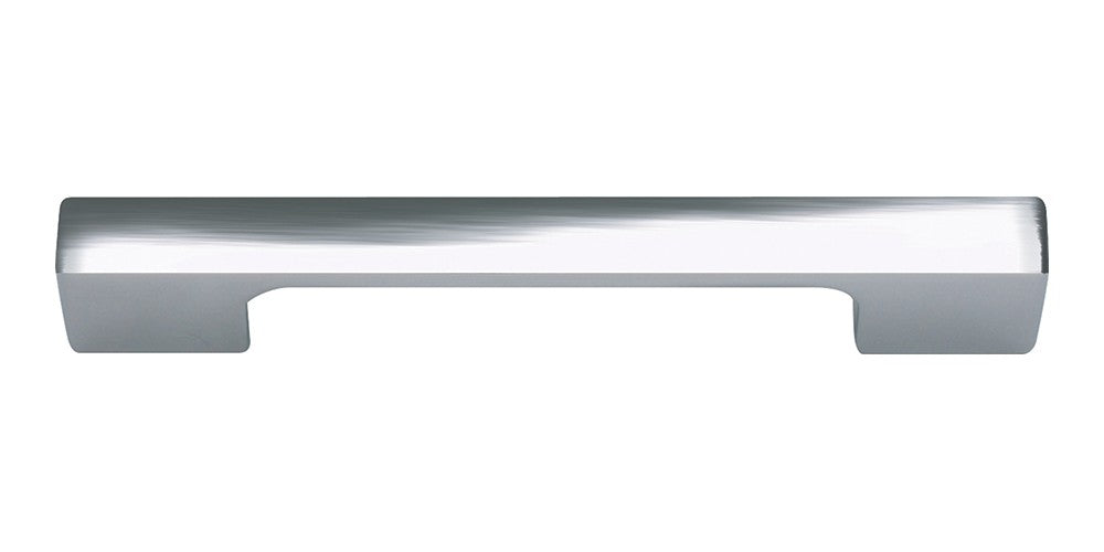 ATLAS HOMEWARES CABINET HARDWARE THIN SQUARE PULL 96 MM CC CHROME - cabinetknobsonline